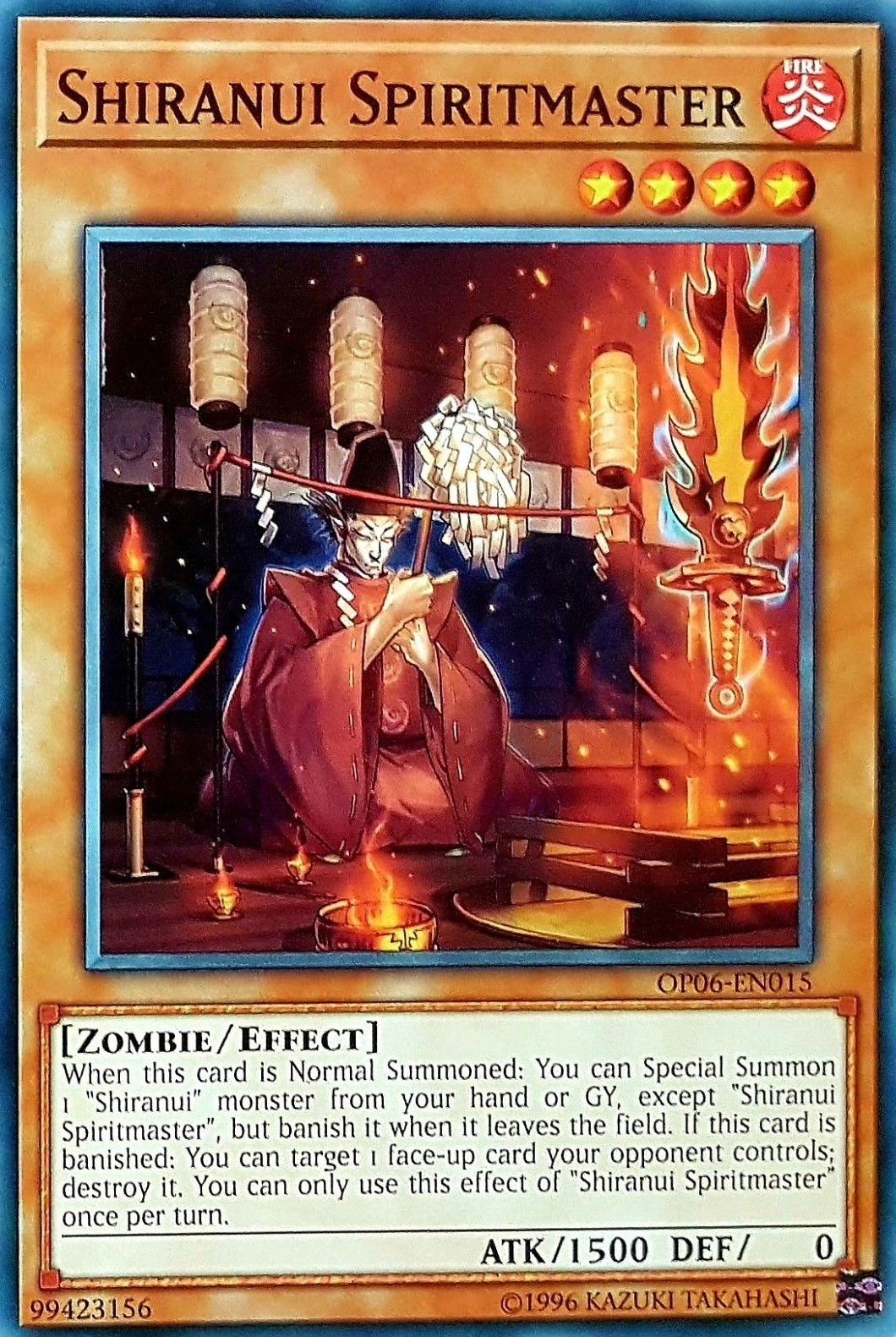 Shiranui Spiritmaster [OP06-EN015] Common