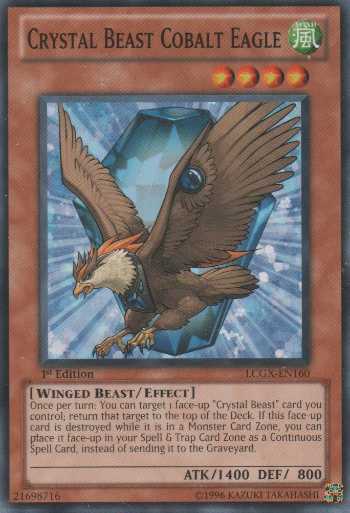 Crystal Beast Cobalt Eagle [LCGX-EN160] Common