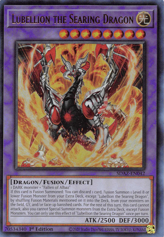 Lubellion the Searing Dragon [SDAZ-EN042] Ultra Rare